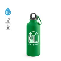 COLLINA. Aluminiowa butelka z karabińczykiem 540 ml