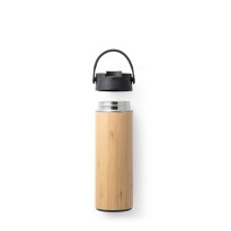 LAVER. Butelka termiczna z bambusa, stali nierdzewnej i PP 440 ml