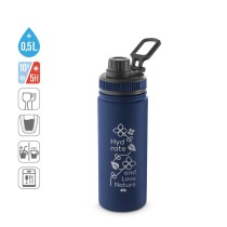 FEDERER. Butelka wykonana w 90% ze stali nierdzewnej pochodzącej z recyklingu 570 mL