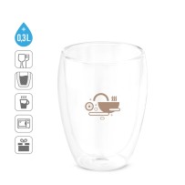 MACHIATO CUP. Kubek ze szkła borokrzemowego 350 ml