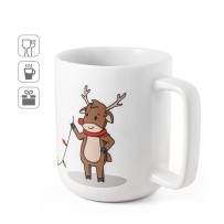 REINDEER. Kubek z nadrukiem świątecznym 330 ml
