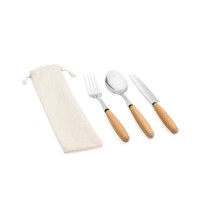 BOULUD. 3-częściowy zestaw z drewna akacjowego