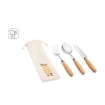 BOULUD. 3-częściowy zestaw z drewna akacjowego