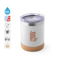 SOLBERG TUMBLER. Kubek podróżny ze stali nierdzewnej 400 ml