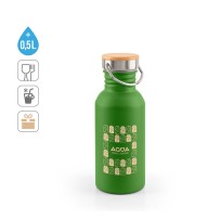 EWING. Butelka ze stali nierdzewnej z pojedynczą ścianką (90% z recyklingu)