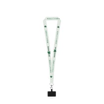 EPSOM. ZESTAW Smycz SUBLIMATION Long II (20 mm) z poliestru z recyklingu (100% rPET) z karabińczykiem spustowym o długości 20
