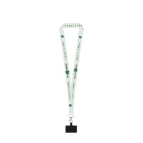 EPSOM. ZESTAW Smycz SUBLIMATION Long II (20 mm) z poliestru z recyklingu (100% rPET) z karabińczykiem spustowym o długości 20