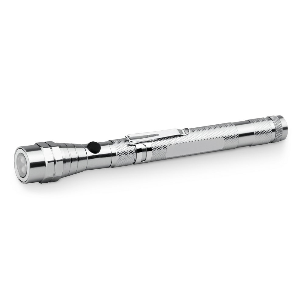 NOBEND. Wysuwana metalowa latarka LED
