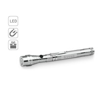 NOBEND. Wysuwana metalowa latarka LED
