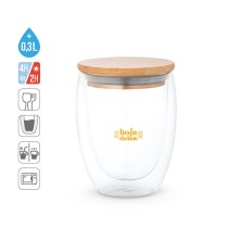ECUADOR L. Kubek podróżny ze szkła borokrzemowego 350 ml