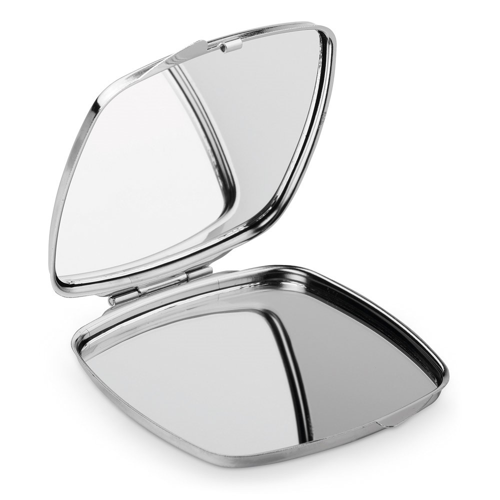SHIMMER. Podwójne metalowe lusterko do torebki