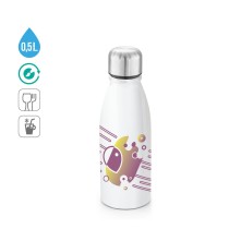BILLY. Aluminiowa butelka i zakrętka ze stali nierdzewnej z sublimacją 500 ml