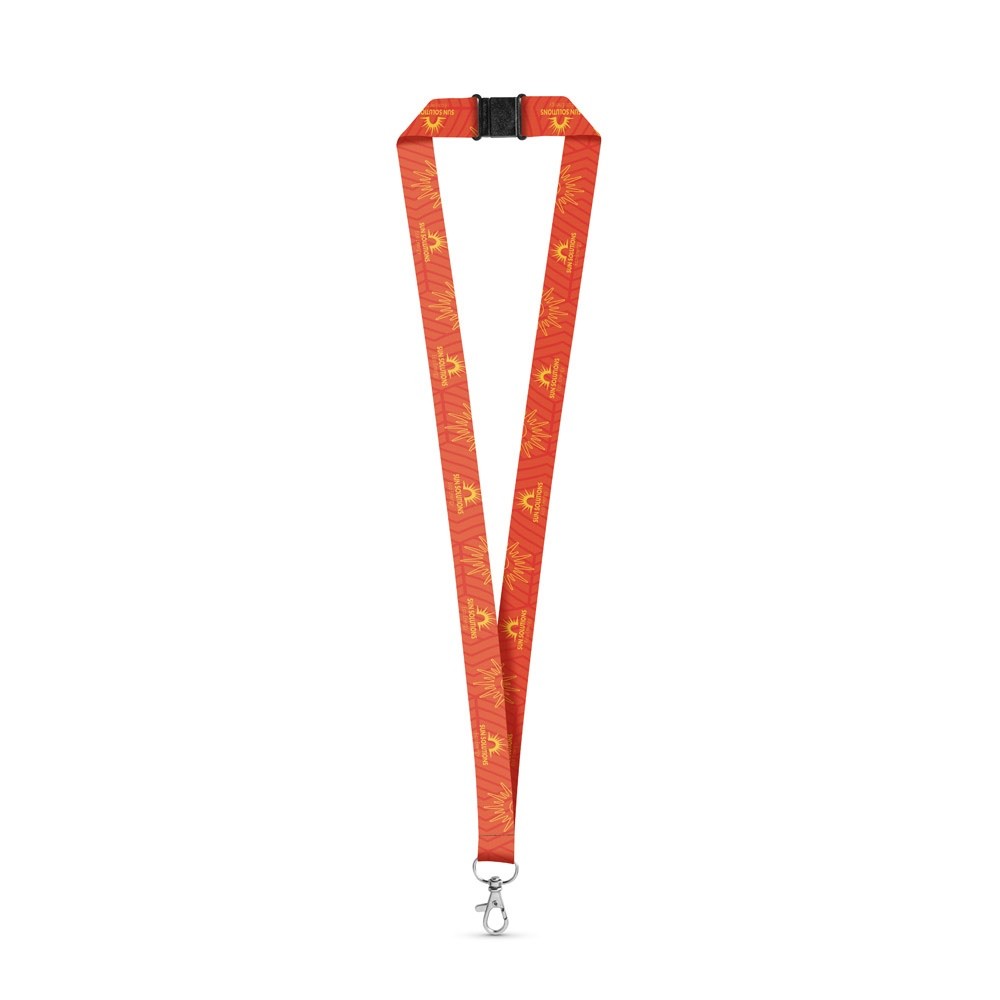 BRISTOL. SET Lanyard SUBLIMATION Long II (20 mm) z karabińczykiem spustowym 20 mm i zapięciem bezpieczeństwa