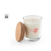 ZEN 80. Aromatyczna świeca w szklanym kubku z korkową pokrywką 80 g
