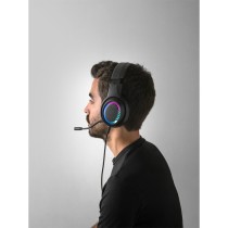 Thorne Headset RGB. Słuchawki do gier ABS z kablem, mikrofonem i diodami LED RGB