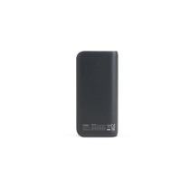 BECKER 20. Power bank 20 000 mAh z recyklingowanego ABS (100% rABS) z superszybką ładowarką bezprzewodową 15 W