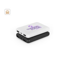 LEAKEY 5. Power bank 5.000 mAh w ABS pochodzącego z recyklingu (100% rABS)