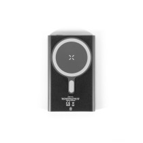 WRIGHT 5. Magnetyczny powerbank z superszybkim ładowaniem z recyklingowanego aluminium i recyklingowanego ABS o pojemności 500
