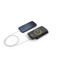 WRIGHT 10. Magnetyczny powerbank z superszybkim ładowaniem z recyklingowanego aluminium i recyklingowanego ABS o pojemności 10