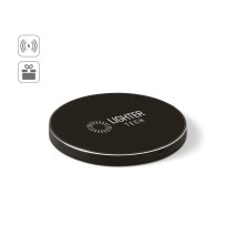 JOULE. Ładowarka bezprzewodowa fast 10W z przetworzony ABS (100% rABS) i przetworzone aluminium (100% rAL)