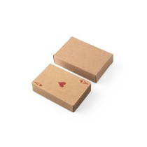 FISCHER. Talia 54 klasycznych kart z papieru kraft, z certyfikowanego materiału FSC™ i innych kontrolowanych materiałów