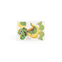DINOSAURUS. Puzzle 3D z papieru w kształcie dinozaura
