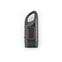 SOLARKY. Kompaktowa latarka 0'5 W ABS z 3 białymi diodami LED o mocy 90 lumenów