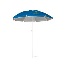 PARANA. Odchylany parasol plażowy 210T ze srebrną podszewką