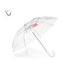 NICHOLAS. Przezroczysty parasol POE z automatycznym otwieraniem