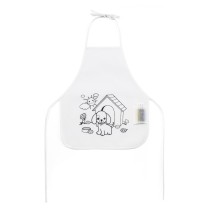 NILO. Fartuch z non-woven dla dzieci do pokolorowania (80 g/m²)